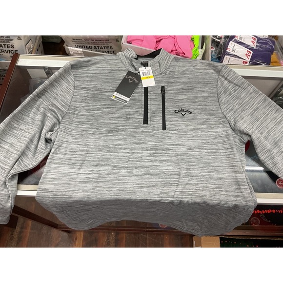 Callaway Other - Callaway Men's 1/4 Zip Golf Pullover Gray Heather Performance NEW w/ Tags M